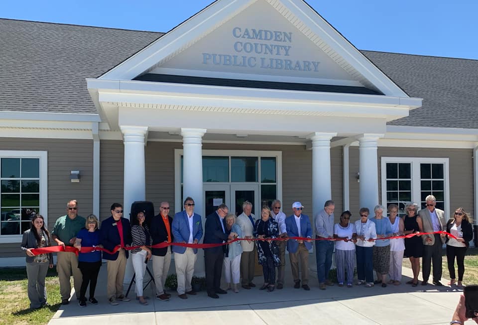 Ribbon cutting held for new public library in Camden County