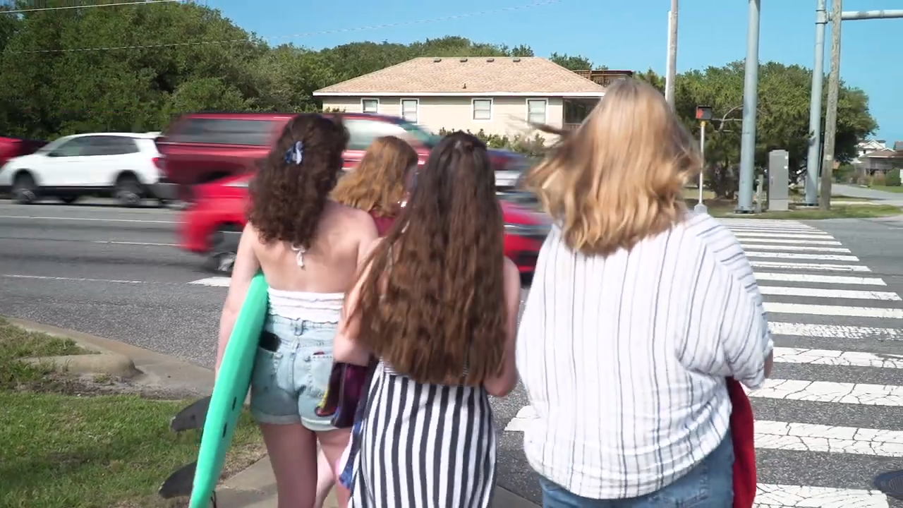 VIDEO: Pedestrian safety for adults, kids on the Outer Banks