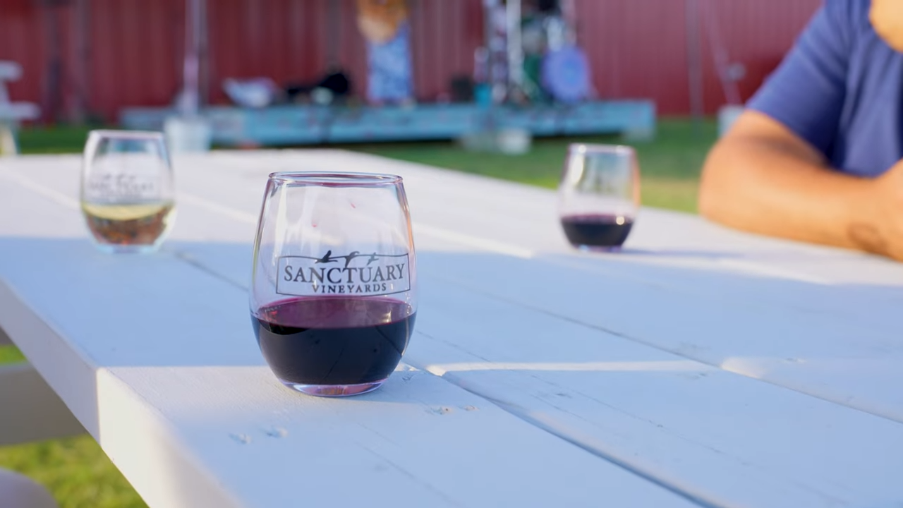 VIDEO: This Week on the Outer Banks; cheers from Sanctuary Vineyards