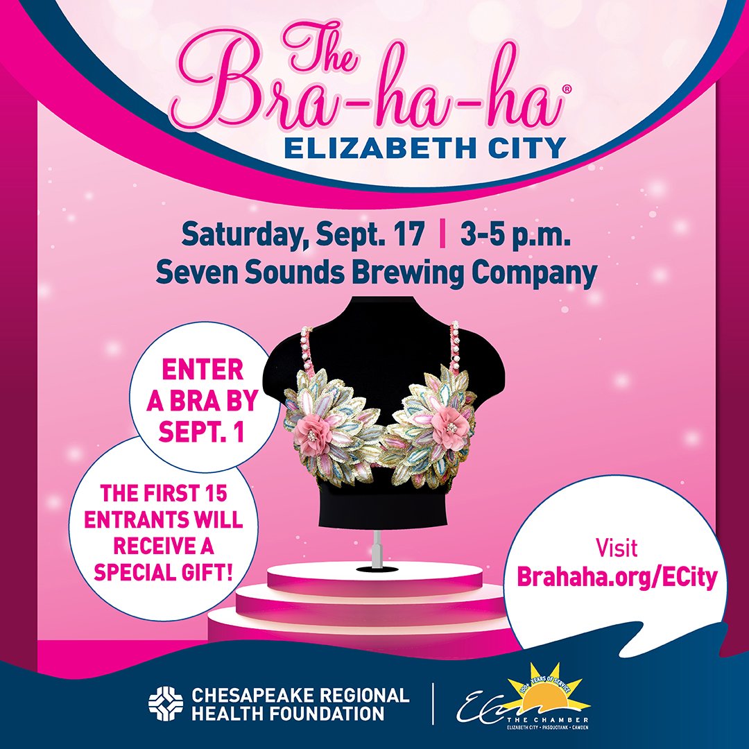 Celebrate survivorship with Elizabeth City’s first Bra-ha-ha!