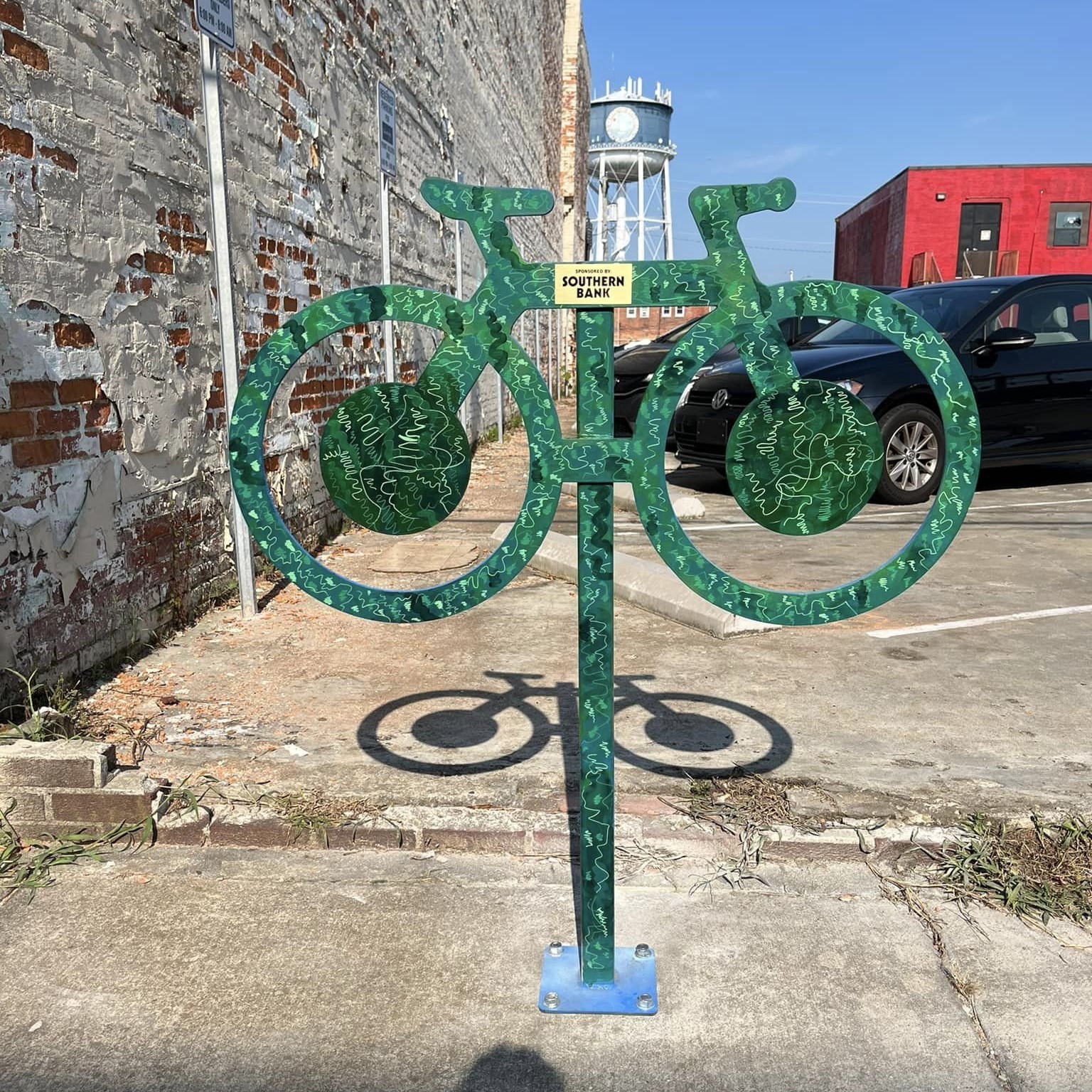 Public art bike racks debut in Downtown Elizabeth City