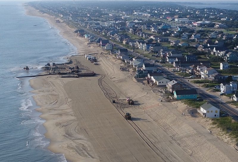 UPDATED: Kitty Hawk beach nourishment on hold after dredge return delayed