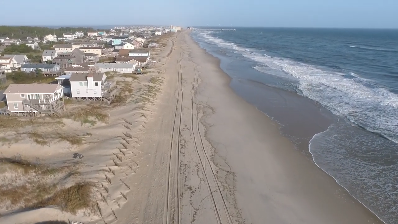 VIDEO: Wrapping up South Nags Head’s 2022 beach nourishment project