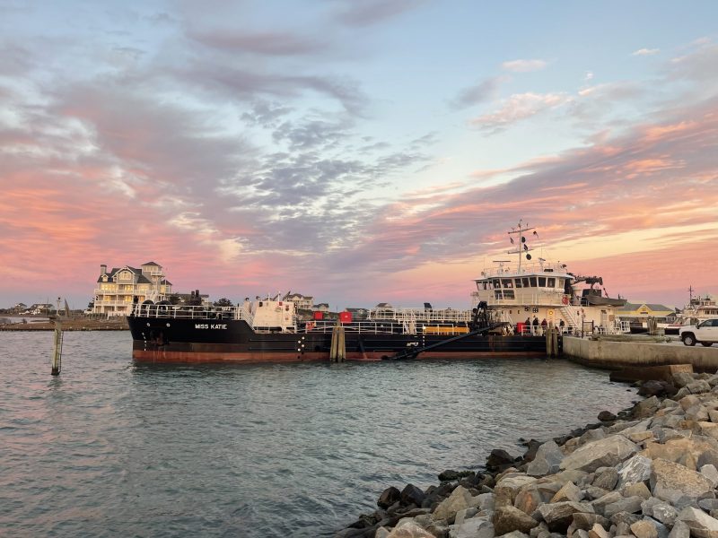 Miss Katie completes 10 day dredging project in Hatteras Inlet