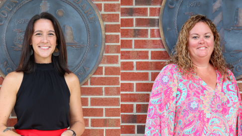 Jody Wyant, Leigh Brinkley receive September 2023 Dare County service pins