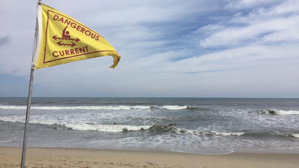 Coast Guard warns Mid-Atlantic beachgoers of life-threatening rip currents throughout Labor Day weekend