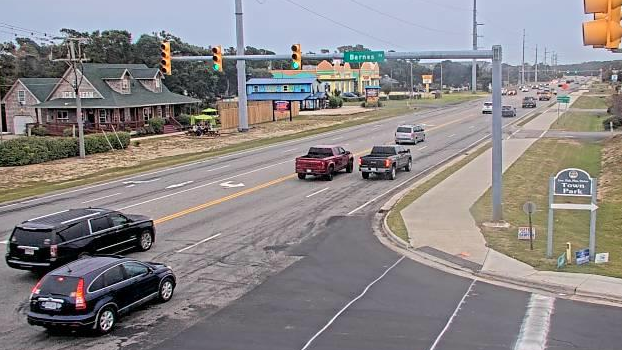 Issues with U.S. 158 traffic signals in northern Nags Head due to repaving